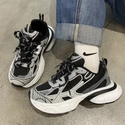 Mad|Aesthetic Sneakers*Boogzel Clothing Casual Friday Aesthetic Silver Sneakers