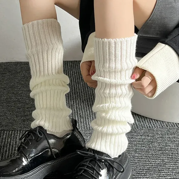 Other*Boogzel Clothing Casual Friday Knit Leg Warmers