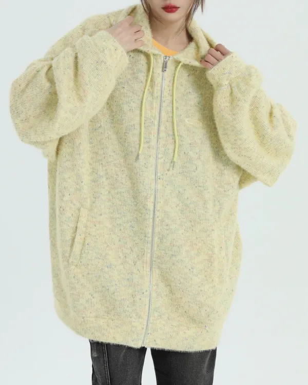 Sweaters|Hoodies*Boogzel Clothing Casual Friday Knit Zip Hoodie