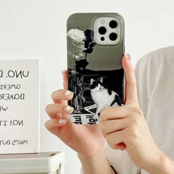 Iphone Cases*Boogzel Clothing Cat Rose iPhone Case