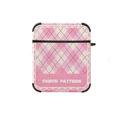 Iphone Cases*Boogzel Clothing Check Pattern Airpods Case Pink