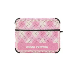 Iphone Cases*Boogzel Clothing Check Pattern Airpods Case Pink