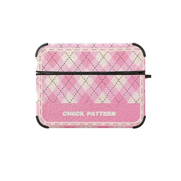Iphone Cases*Boogzel Clothing Check Pattern Airpods Case Pink