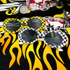 Sunglasses*Boogzel Clothing Checkered Cobain Sunglasses