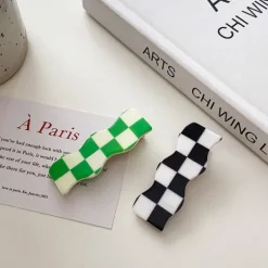 Other|Hair Accessories*Boogzel Clothing Checkered Hair Clips