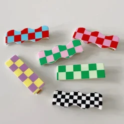 Other|Hair Accessories*Boogzel Clothing Checkered Hair Clips