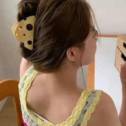 Hair Accessories*Boogzel Clothing Cheese Hair Claw Clip Yellow