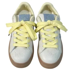 Aesthetic Sneakers*Boogzel Clothing Cheese Print Aesthetic Sneakers Blue/yellow