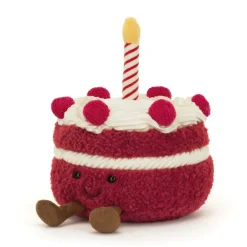 Aesthetic Room Decor*Jellycat Cheri Cake Plush Toy Red