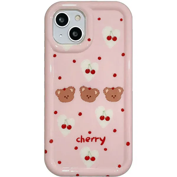 Iphone Cases*Boogzel Clothing Cherry Bear iPhone Case Pink