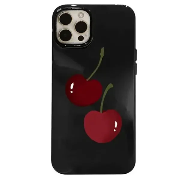 Iphone Cases*Boogzel Clothing Cherry Black iPhone Case Black/red
