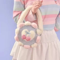 Bags & Purses*Boogzel Clothing Cherry Cake Fluffy Handbag Pastel
