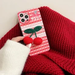 Iphone Cases*Boogzel Clothing Cherry Crochet iPhone Case