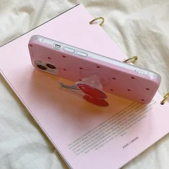 Iphone Cases*Boogzel Clothing Cherry Heart iPhone Case Pink