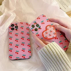 Iphone Cases*Boogzel Clothing Cherry iPhone Case Pink