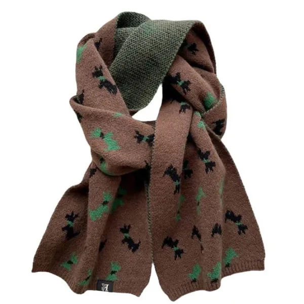 Other*Boogzel Clothing Christmas Knitted Scarf