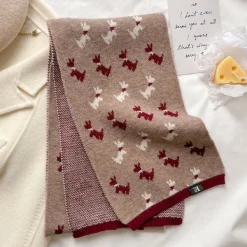 Other*Boogzel Clothing Christmas Knitted Scarf