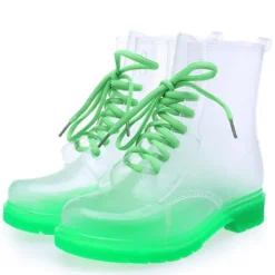 Mad|Boots / Platform Boots*Boogzel Clothing Clear Lace Up Boots