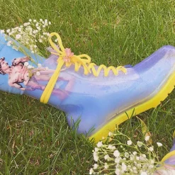 Mad|Boots / Platform Boots*Boogzel Clothing Clear Lace Up Boots
