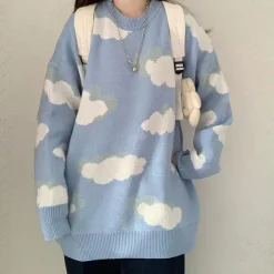 Knit Vests*Boogzel Clothing Cloudy Skies Knit Vest