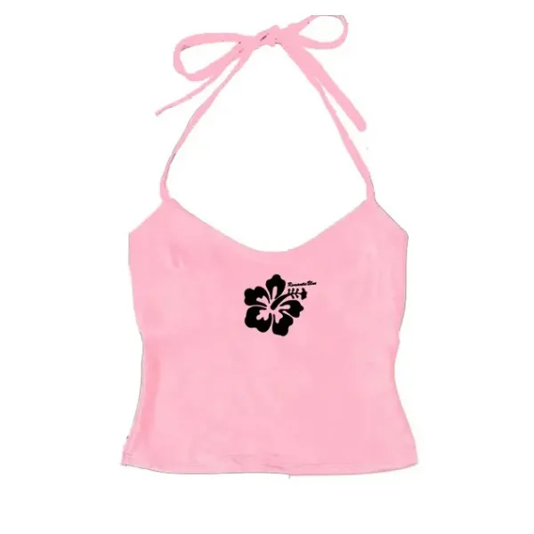 Y2K Tops|Crop Tops*Boogzel Clothing Coconut Girl Aesthetic Halter Top