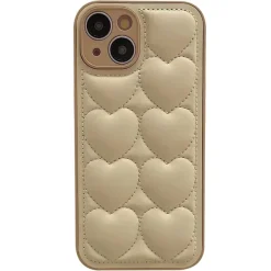 Iphone Cases*Boogzel Clothing Coffee Cream Heart iPhone Case Beige