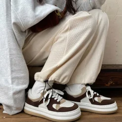 Classics|Aesthetic Sneakers*Boogzel Clothing Coffee Cream Sneakers