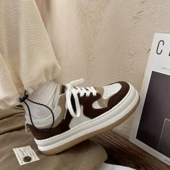 Classics|Aesthetic Sneakers*Boogzel Clothing Coffee Cream Sneakers