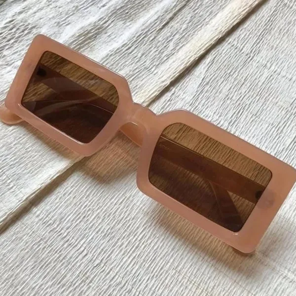 Sunglasses*Boogzel Clothing Coffee Time Rectangle Sunglasses