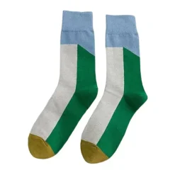 Socks*Boogzel Clothing Color Block Crew Socks