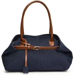 Bags & Purses|Belts & Chains*Boogzel Clothing Color Block Denim Belted Bag