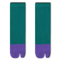Socks*Boogzel Clothing Color Block Split Toe Tabi Socks