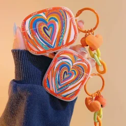 Iphone Cases*Boogzel Clothing Colorful Heart AirPods Case Multi