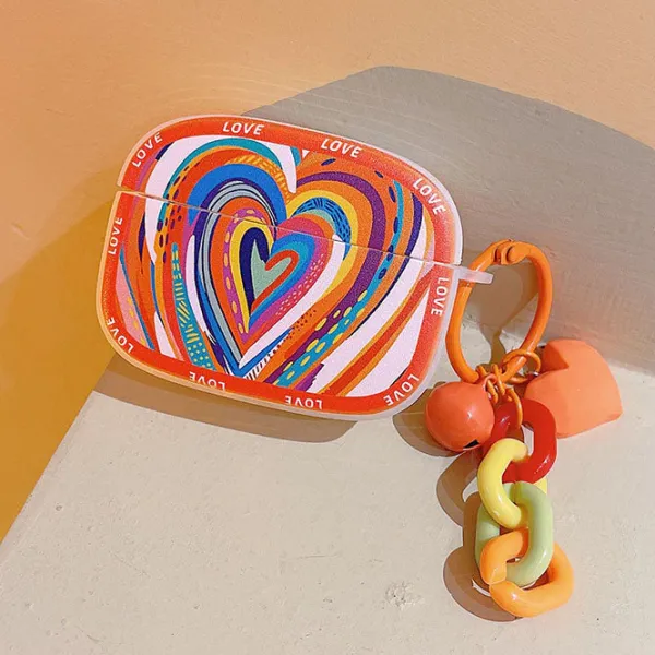 Iphone Cases*Boogzel Clothing Colorful Heart AirPods Case Multi