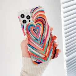 Iphone Cases*Boogzel Clothing Colorful Heart iPhone Case Multi
