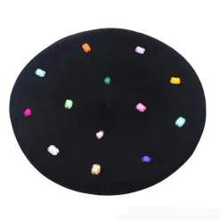 Hats*Boogzel Clothing Colorful Rhinestone Beret Hat