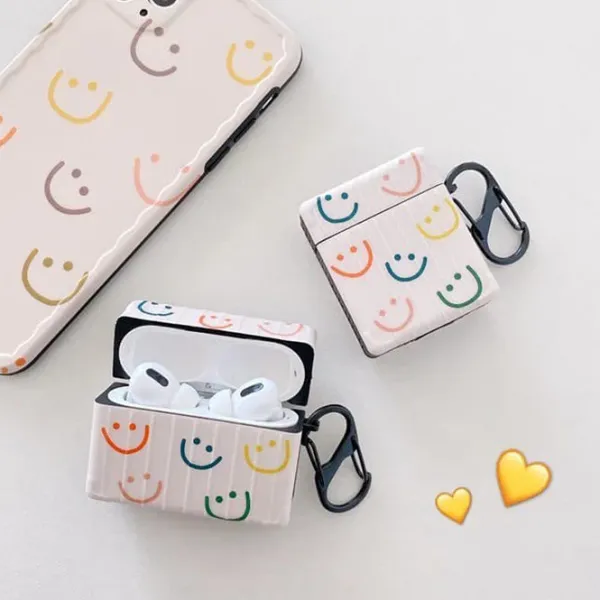 Iphone Cases*Boogzel Clothing Colorful Smiley Faces AirPods Case