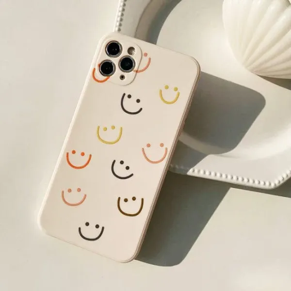 Iphone Cases*Boogzel Clothing Colorful Smiley Faces iPhone Case