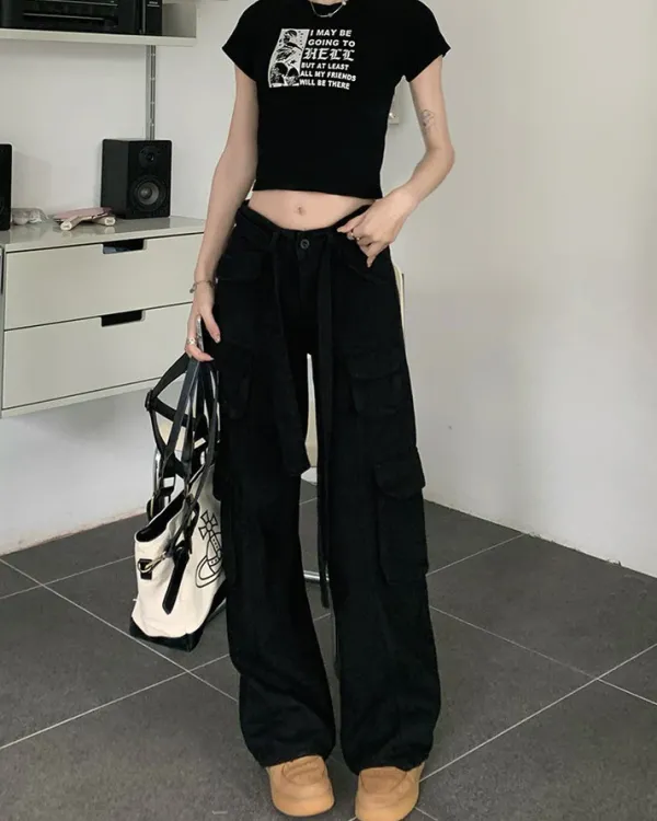 Pants & Trousers*Boogzel Clothing Comfy Cute Cargo Pants