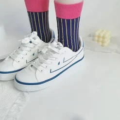 Socks*Boogzel Clothing Contrast Stripes Socks Multi