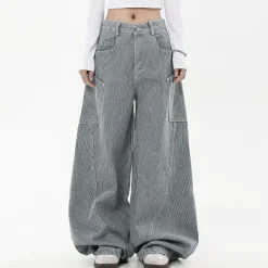 Pants & Trousers*Boogzel Clothing Cool Best In Class Wide Leg Cargo Pants Grey