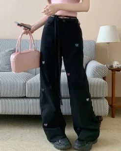 Pants & Trousers*Boogzel Clothing Coquette Aesthetic Bow Pants