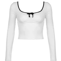 Long Sleeve Tops*Boogzel Clothing Coquette Aesthetic Long Sleeve Top