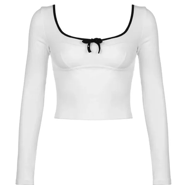 Long Sleeve Tops*Boogzel Clothing Coquette Aesthetic Long Sleeve Top