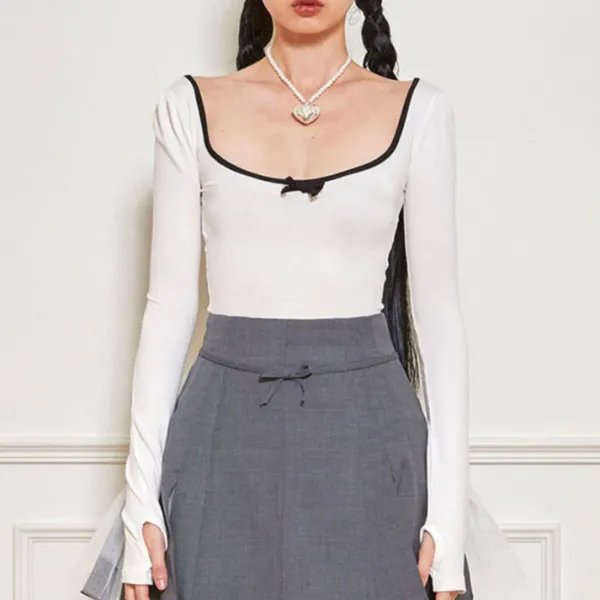 Long Sleeve Tops*Boogzel Clothing Coquette Aesthetic Long Sleeve Top