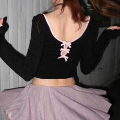 Long Sleeve Tops*Boogzel Clothing Coquette Aesthetic Long Sleeve Top