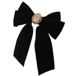 Hair Accessories*Boogzel Clothing Coquette Aesthetic Velvet Hair Bow Black