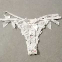 Underwear*Boogzel Clothing Coquette Bow Floral Lace Panty