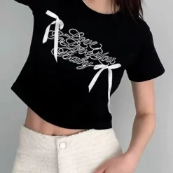 Crop Tops*Boogzel Clothing Coquette Bows Crop Top