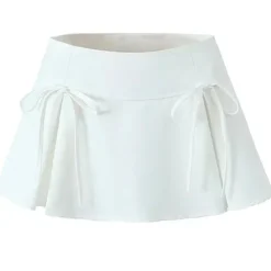 Skirts*Boogzel Clothing Coquette Bows Pleated Mini Skirt